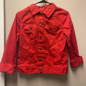 Red Jean Jacket